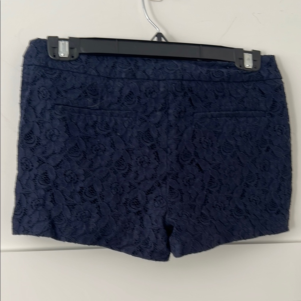 Cynthia Rowley High Waist Blue Shorts - Picture 2 of 2